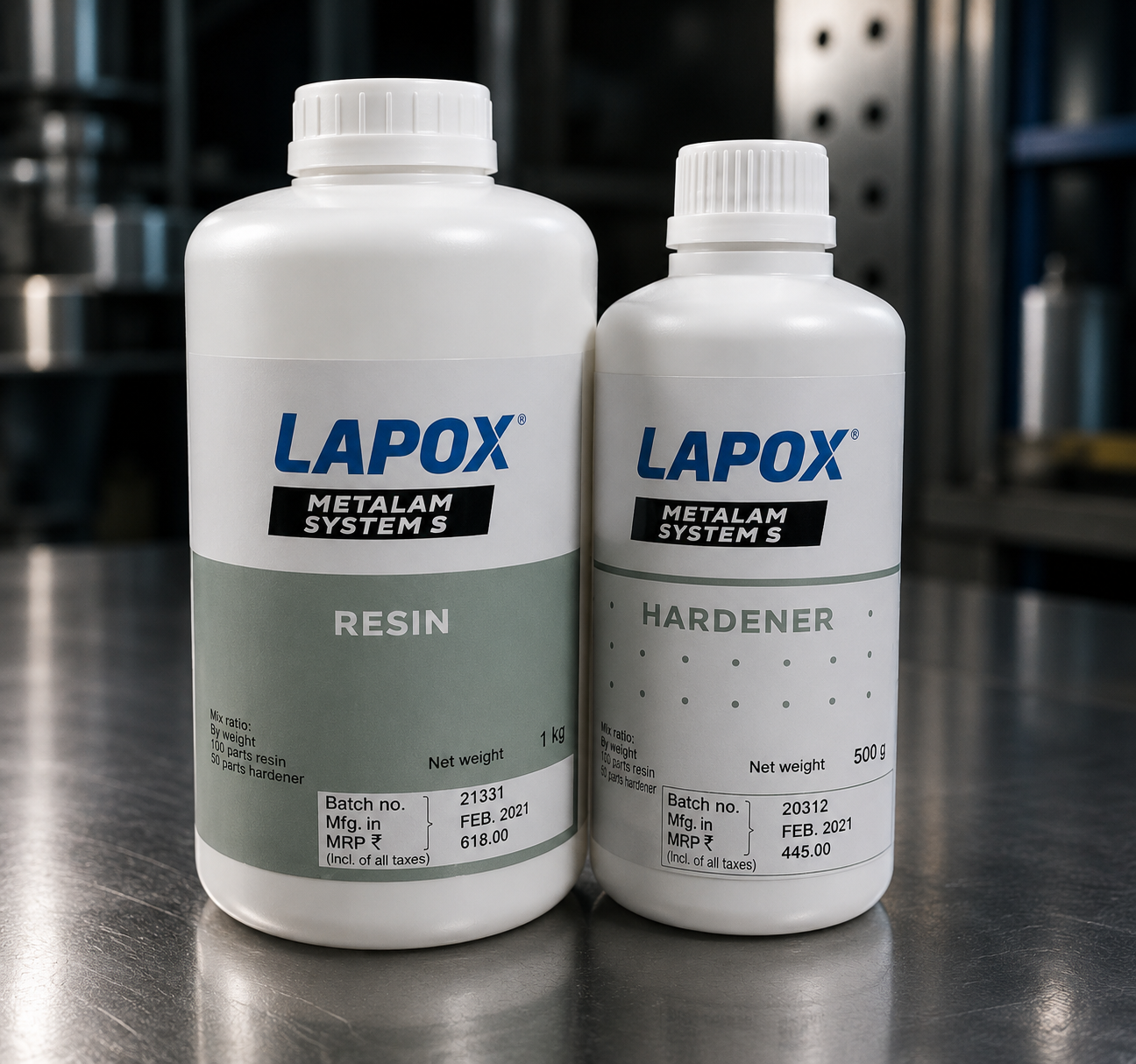 Lapox Metalam System S Epoxy Adhesive (Resin & Hardener Set)